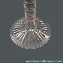 Load image into Gallery viewer, PAIR Vintage Edinburgh Crystal LARGE Water Goblets.  Fabulous KING JAMES Pattern. 9 inches (Code A)
