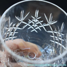 Load image into Gallery viewer, EDINBURGH CRYSTAL. PAIR of Large Brandy Glasses. Lomond Pattern. 5 inches
