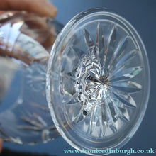 Load image into Gallery viewer, EDINBURGH CRYSTAL. PAIR of Large Brandy Glasses. Lomond Pattern. 5 inches
