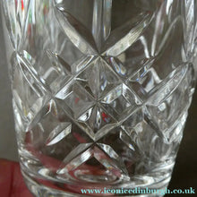 Load image into Gallery viewer, PAIR of Edinburgh Crystal Large Red Wine Goblets. LOMOND PATTERN 6 3/4 inche
