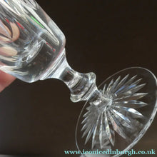 Load image into Gallery viewer, PAIR of Edinburgh Crystal Large Red Wine Goblets. LOMOND PATTERN 6 3/4 inche
