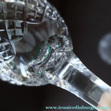 Load image into Gallery viewer, PAIR of Vintage Edinburgh Crystal LARGE Wine Glasses. MONTROSE PATTERN. 7 3/4 inches
