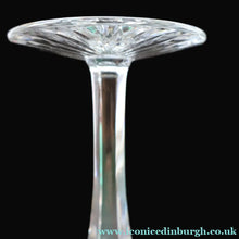 Load image into Gallery viewer, PAIR of Vintage Edinburgh Crystal LARGE Wine Glasses. MONTROSE PATTERN. 7 3/4 inches
