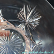 Load image into Gallery viewer, PAIR of Vintage Edinburgh Crystal Larger Old Fashioned Whisky Tumblers. STAR OF EDINBURGH. 3 1/2 inches
