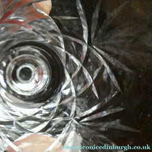 Load image into Gallery viewer, Pair of EDINBURGH CRYSTAL Small Wine OBAN Glasses. SIGNED Height 5 inches

