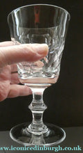 Load image into Gallery viewer, PAIR of Edinburgh Crystal Large Goblets. ED 134 PATTERN 6 1/2inches
