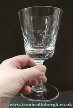 Load image into Gallery viewer, PAIR of Edinburgh Crystal Large Goblets. ED 134 PATTERN 6 1/2inches
