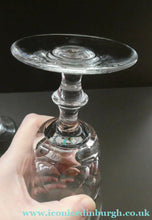 Load image into Gallery viewer, PAIR of Edinburgh Crystal Wine Goblets. ED 134 PATTERN, Height 6 1/2 inches
