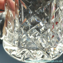 Load image into Gallery viewer, RARE 1950s Edinburgh Crystal TANKARD: HIGHLAND Pattern. 4 1/4 inches tall
