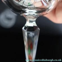 Load image into Gallery viewer, Edinburgh Crystal. Set of Five White Wine Goblets. 6 3/4 inches (Unidentified Pattern) - VINTAGE CRYSTAL GLASSES
