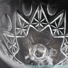 Load image into Gallery viewer, Edinburgh Crystal. Set of Five White Wine Goblets. 6 3/4 inches (Unidentified Pattern) - VINTAGE CRYSTAL GLASSES

