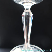 Load image into Gallery viewer, Edinburgh Crystal. Set of Five White Wine Goblets. 6 3/4 inches (Unidentified Pattern) - VINTAGE CRYSTAL GLASSES

