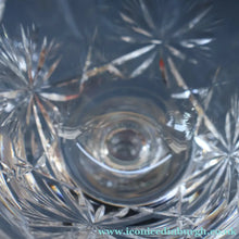 Load image into Gallery viewer, EDINBURGH CRYSTAL. Set of SIX Champagne Coupes / Tall Sherbet Glasses. STAR OF EDINBURGH Pattern: 5 1/8 inches
