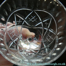Load image into Gallery viewer, Edinburgh Crystal Set of Six Small Sherry or Liqueur Glasses. 4 inches high
