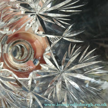 Load image into Gallery viewer, EDINBURGH CRYSTAL. Set of TEN Matching STAR OF EDINBURGH Sherry Glasses 4 1/2 inches in height
