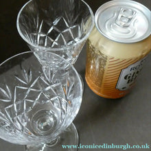 Load image into Gallery viewer, EDINBURGH CRYSTAL. Set of TEN Matching SHERRY or CLARET Glasses 5 1/4 inches in height
