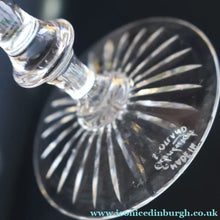Load image into Gallery viewer, JOB LOT: Vintage Edinburgh Crystal CHAMPAGNE FLUTES. STAR OF EDINBURGH Pattern. Set of SEVEN: 6 1/4 inches
