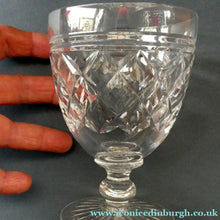Load image into Gallery viewer, EDINBURGH CRYSTAL ONE SINGLE Gin &amp; Tonic Glass. With 1950s Etched Mark

