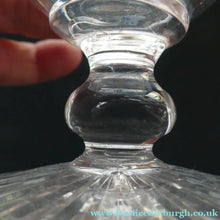 Load image into Gallery viewer, EDINBURGH CRYSTAL ONE SINGLE Gin &amp; Tonic Glass. With 1950s Etched Mark
