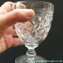 Load image into Gallery viewer, EDINBURGH CRYSTAL ONE SINGLE Gin &amp; Tonic Glass. With 1950s Etched Mark
