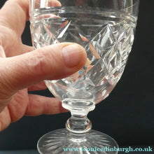 Load image into Gallery viewer, EDINBURGH CRYSTAL ONE SINGLE Gin &amp; Tonic Glass. With 1950s Etched Mark
