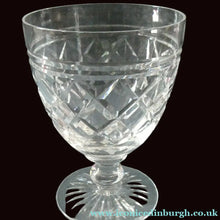 Load image into Gallery viewer, EDINBURGH CRYSTAL ONE SINGLE Gin &amp; Tonic Glass. With 1950s Etched Mark
