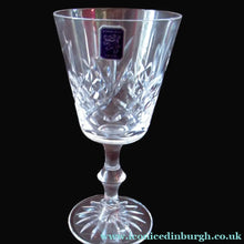 Load image into Gallery viewer, Boxed Set of Six Edinburgh Crystal Goblets. 1980s Lomond Pattern
