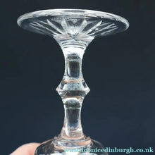Load image into Gallery viewer, Vintage BOXED SET of SIX Edinburgh Crystal Goblets. LOMOND PATTERN (Square Bowl). 6 1/8 inches
