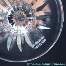 Load image into Gallery viewer, Edinburgh Crystal. Six Claret Wine Glasses. Lomond Pattern (Square Bowl). 6 1/8 inches Boxed - VINTAGE CRYSTAL GLASSES
