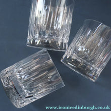 Load image into Gallery viewer, SIX LARGE: Vintage GLENEAGLES Edinburgh Crystal Double Old Fashioned Tumblers. Height: 3 5/48 inches (12 oz)
