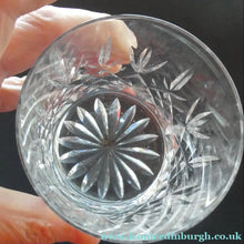 Load image into Gallery viewer, SET OF SIX. Edinburgh Crystal Large Old Fashioned Whisky Tumblers. LOMOND PATTERN 3 1/4 inches
