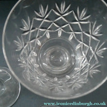Load image into Gallery viewer, Set of Six Matching LARGE Edinburgh Crystal Wine Goblets: 6 3/4 inches (Unidentified Pattern)

