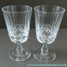 Load image into Gallery viewer, EDINBURGH CRYSTAL. Set of SIX Matching Sherry or Liqueur Glasses. Appin Pattern
