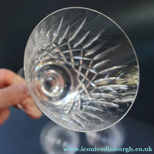 Load image into Gallery viewer, EDINBURGH CRYSTAL. Set of SIX Matching WATER Glasses. Appin Pattern. 5 inches
