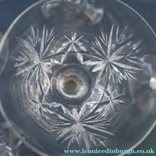 Load image into Gallery viewer, PAIR of Vintage 1960s Edinburgh Port or Sherry Glasses. STAR OF EDINBURGH Pattern. 5 inches
