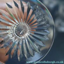 Load image into Gallery viewer, PAIR of Vintage 1960s Edinburgh Port or Sherry Glasses. STAR OF EDINBURGH Pattern. 5 inches
