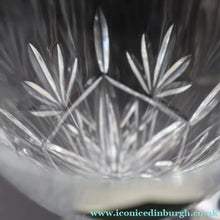 Load image into Gallery viewer, Edinburgh Crystal. Six Tall Sparkling White WineGlasses. Ayr Pattern. 7 3/8 inches - VINTAGE CRYSTAL GLASSES
