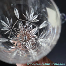 Load image into Gallery viewer, Edinburgh Crystal. Six Tall Sparkling White WineGlasses. Ayr Pattern. 7 3/8 inches - VINTAGE CRYSTAL GLASSES

