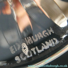 Load image into Gallery viewer, Vintage SET of SIX Edinburgh Crystal Goblets. LOMOND PATTERN (Square Bowl). 5 1/2 inches
