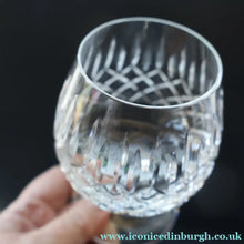 Load image into Gallery viewer, EDINBURGH CRYSTAL. THREE Large Brandy Glasses. Appin Pattern. 4 1/2 inches

