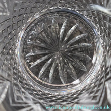 Load image into Gallery viewer, Edinburgh Crystal. Three Stylish Whisky Tumblers. Unidentified Pattern. 3 1/4 inches - VINTAGE CRYSTAL GLASSES
