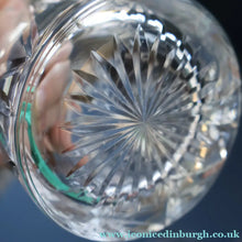 Load image into Gallery viewer, THREE Vintage Edinburgh Crystal Whisky Tumblers / Glasses. STAR OF EDINBURGH. Engraved with letter "C" 
