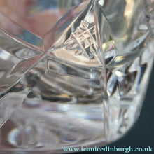 Load image into Gallery viewer, EDINBURGH CRYSTAL. Vintage 1980s Mallet Shape Whisky Decanter STAR OF EDINBURGH Pattern
