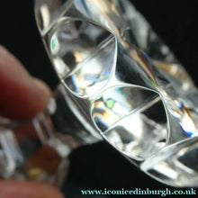 Load image into Gallery viewer, EDINBURGH CRYSTAL. Vintage 1980s Mallet Shape Whisky Decanter STAR OF EDINBURGH Pattern

