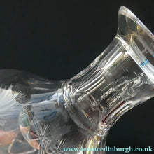 Load image into Gallery viewer, EDINBURGH CRYSTAL. Vintage 1980s Mallet Shape Whisky Decanter STAR OF EDINBURGH Pattern
