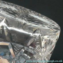 Load image into Gallery viewer, EDINBURGH CRYSTAL. Vintage 1980s Mallet Shape Whisky Decanter STAR OF EDINBURGH Pattern
