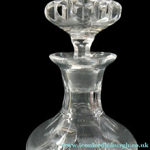 Load image into Gallery viewer, EDINBURGH CRYSTAL. Vintage 1980s Mallet Shape Whisky Decanter STAR OF EDINBURGH Pattern
