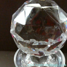 Load image into Gallery viewer, EDINBURGH CRYSTAL. Vintage 1980s Mallet Shape Wine  Decanter BOXED with Etched Signature
