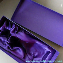 Load image into Gallery viewer, EDINBURGH CRYSTAL. Vintage 1980s Mallet Shape Wine  Decanter BOXED with Etched Signature
