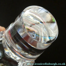 Load image into Gallery viewer, EDINBURGH CRYSTAL. Vintage 1980s Mallet Shape Wine  Decanter BOXED with Etched Signature
